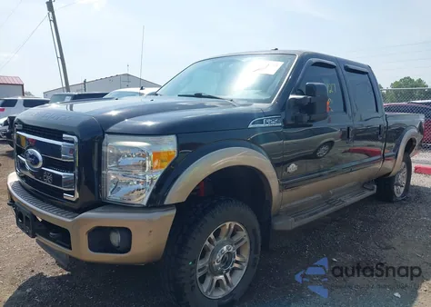 2011 Ford F-250 Lariat from USA, damaged, VIN 1FT7W2BT6BEA93533